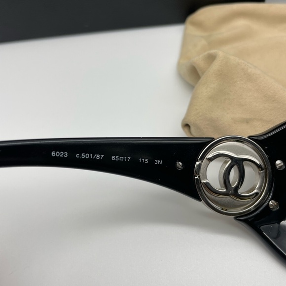 Chanel Black Sunglasses - Picture 7 of 8